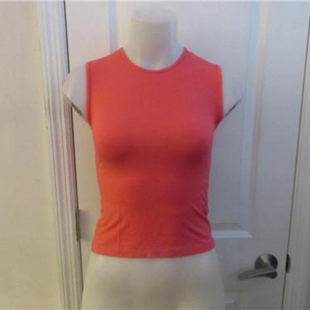 NWT GRASSROOTS "PAMELA ROBBINS  ORANGE" TOP 1/XS